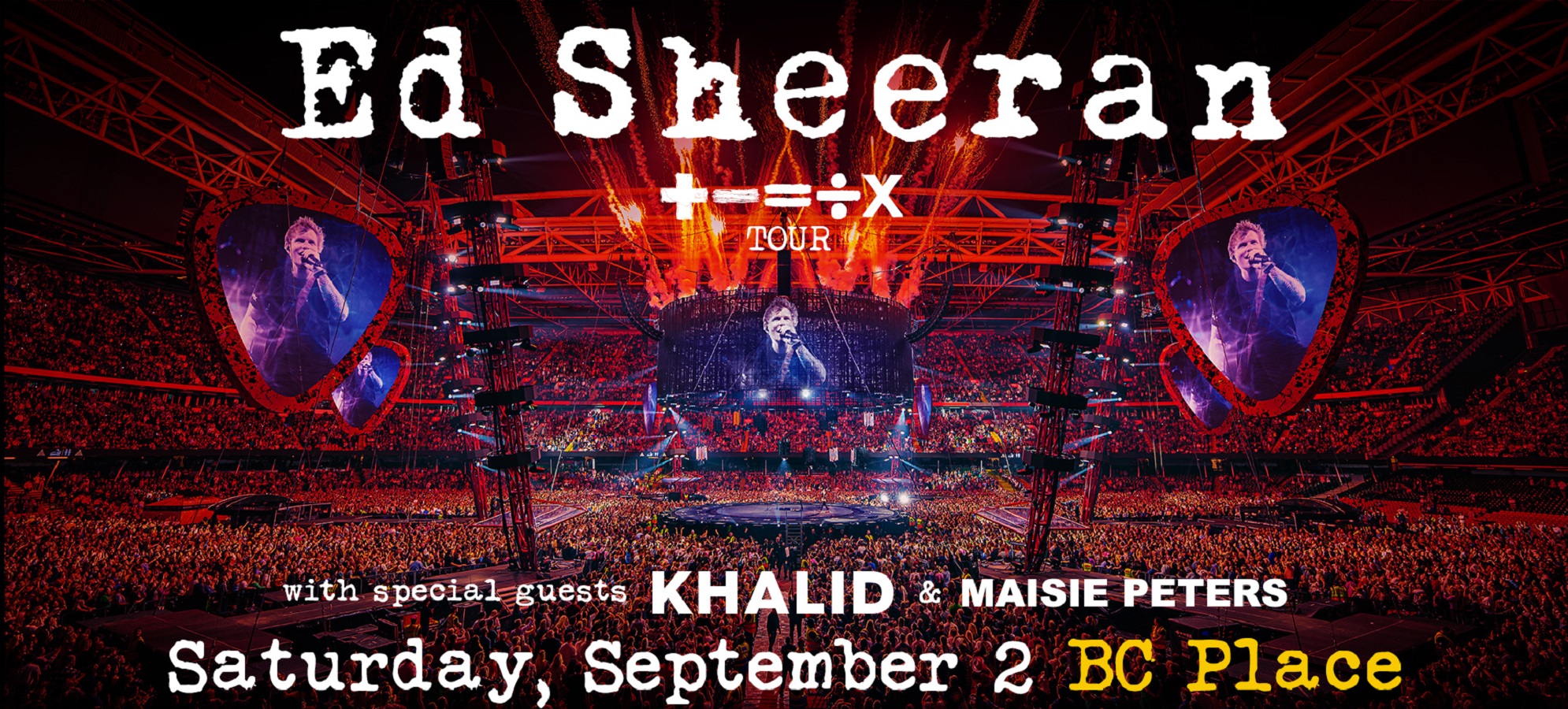 Ed Sheeran x Tour BC Place